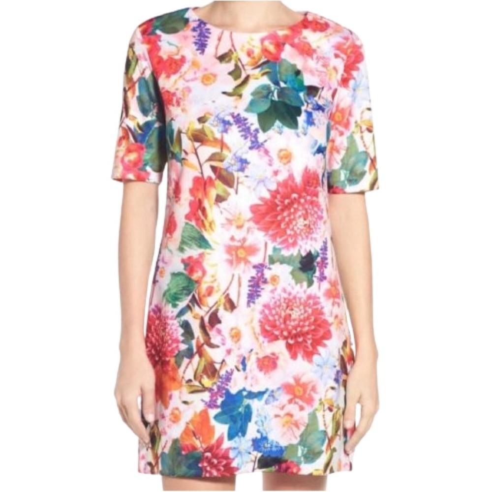Cece ♡ Short Sleeve Bountiful Garden Dress
